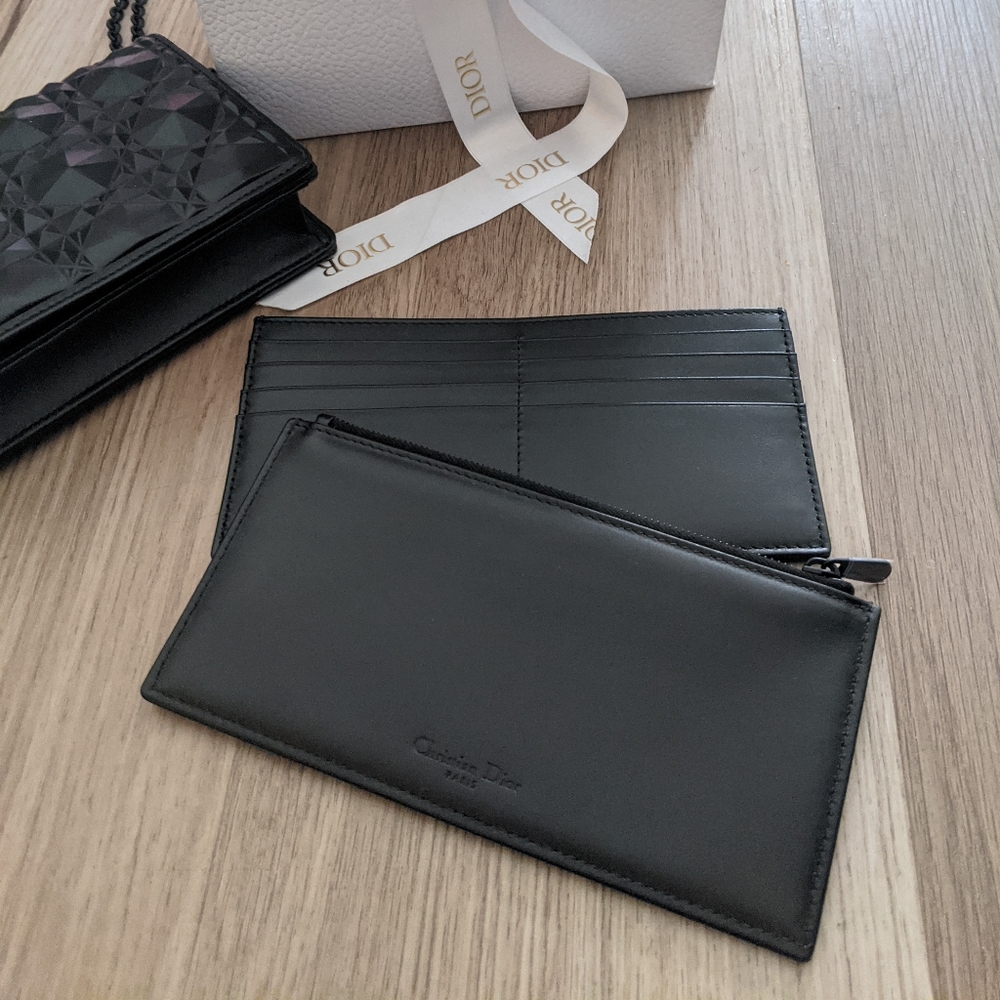Authentic brand new! Christian Dior pouch and wallet insert
